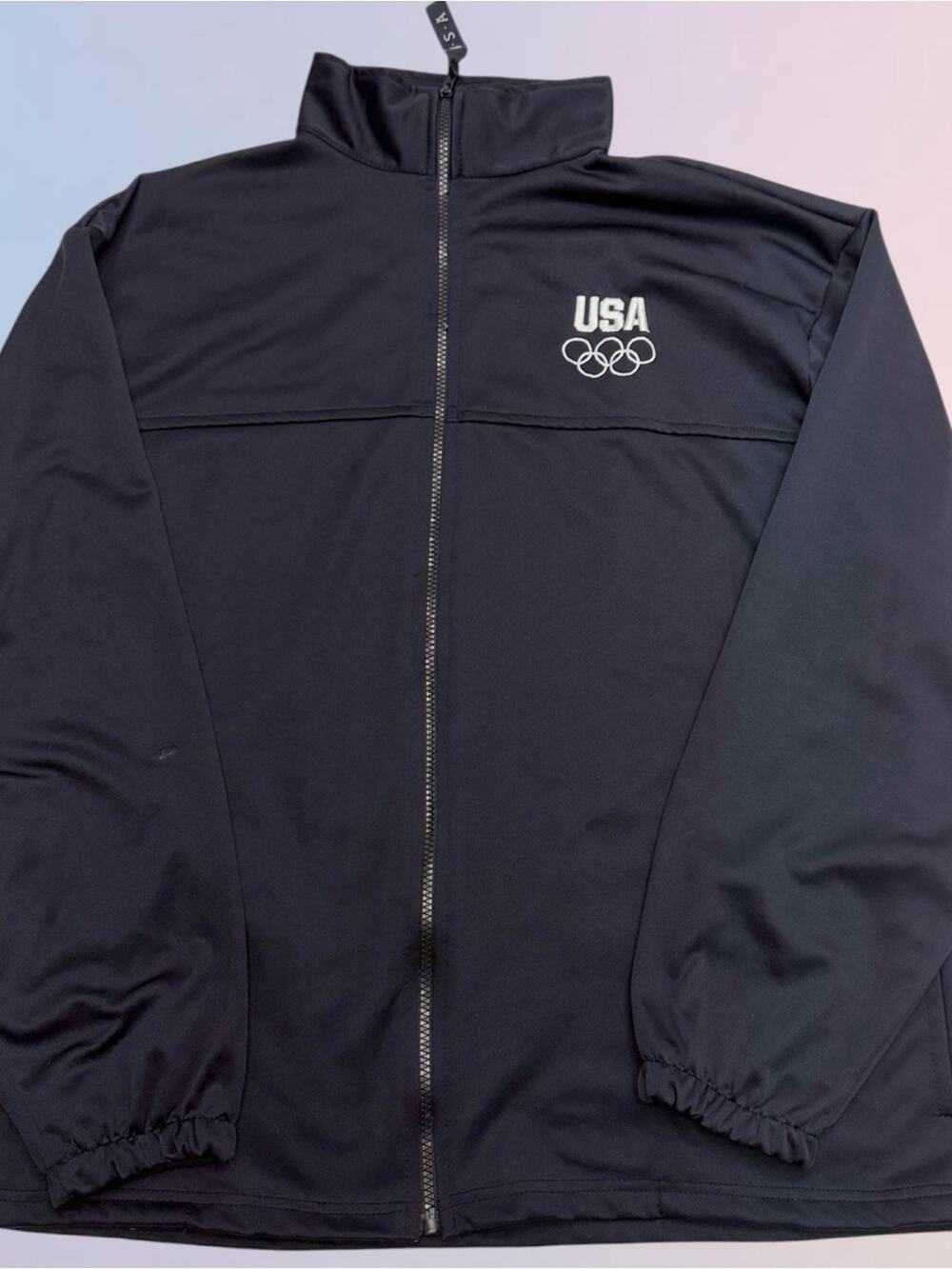 USA OLYMPICS Men’s XL Blue Full Zip Sweatshirt